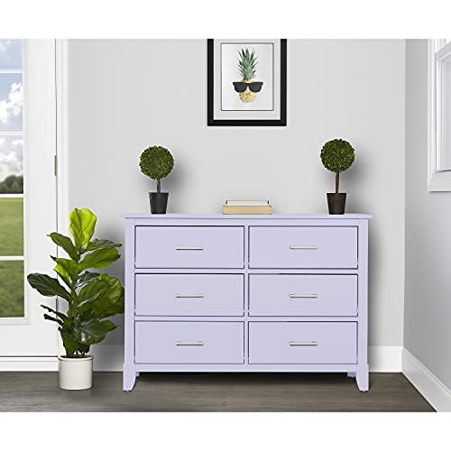 Dream On Me Universal Kids Double Bedroom Dresser w/ Six Drawers