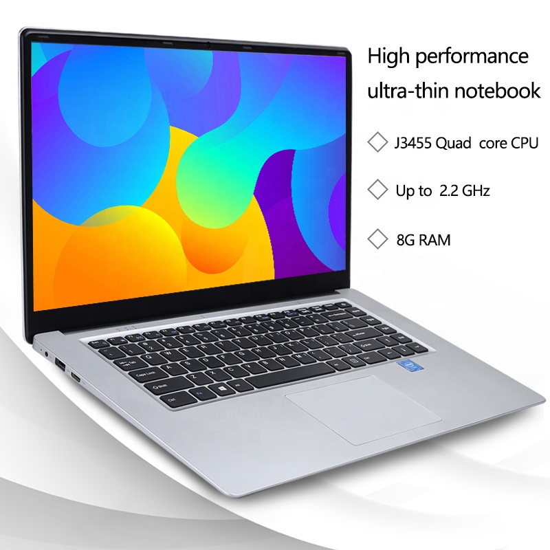 2019 New Cheap Laptop Computer 15.6 inch Win 10 Laptops computer,ultra-thin J3455 with HDD and RJ45 Cheap notebook
