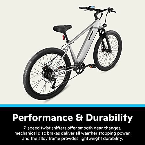 Marshall Adult Electric Hybrid Bike, Step-Over Frame, Large/X-Large