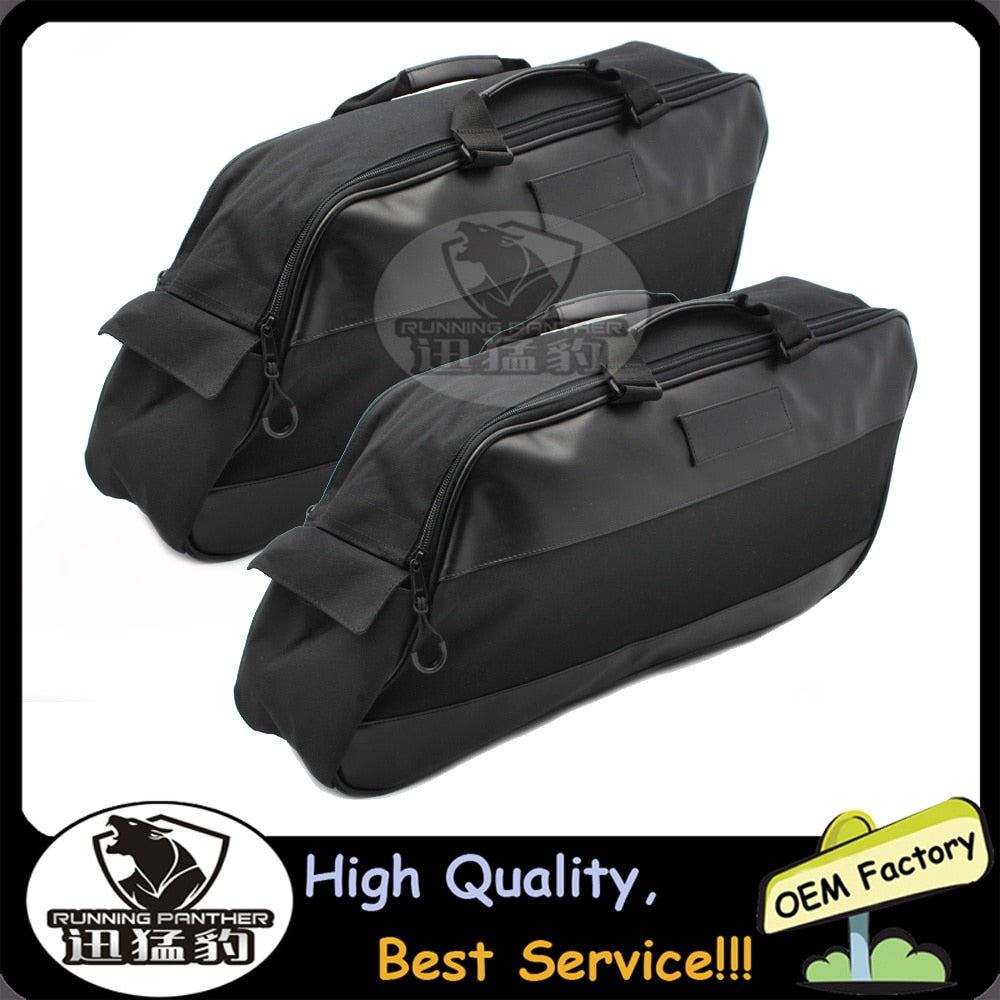 Motorcycle Luggage Bag Saddlebag Motorbike Tour Pack Soft Liner Bag For HARLEY