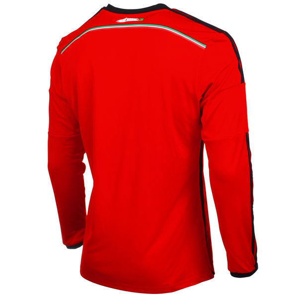 Mexico adidas 2014-2015 World Soccer ClimaCOOL Away Replica Jersey – Red