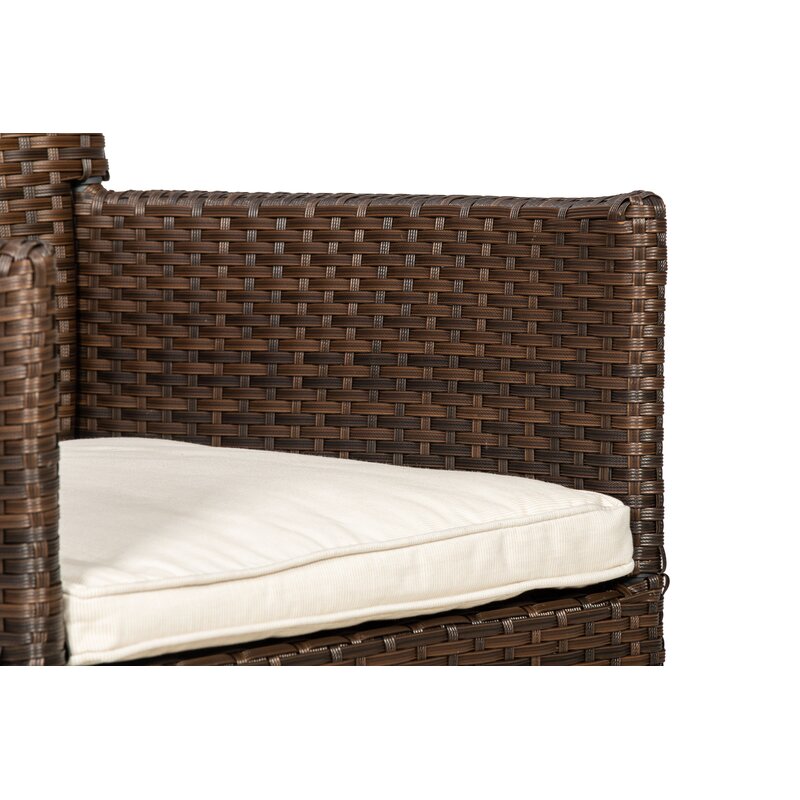 Rectangular 6 - Person 150Cm Long Dining Set with Cushions