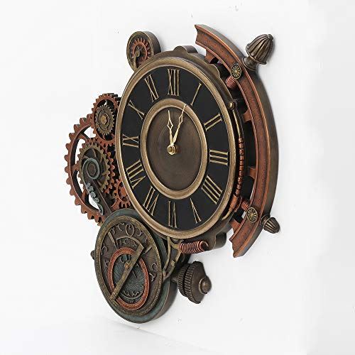 Design Mechanical Steampunk Astrolabe Star Tracker Wall Clock/ 17 Inch