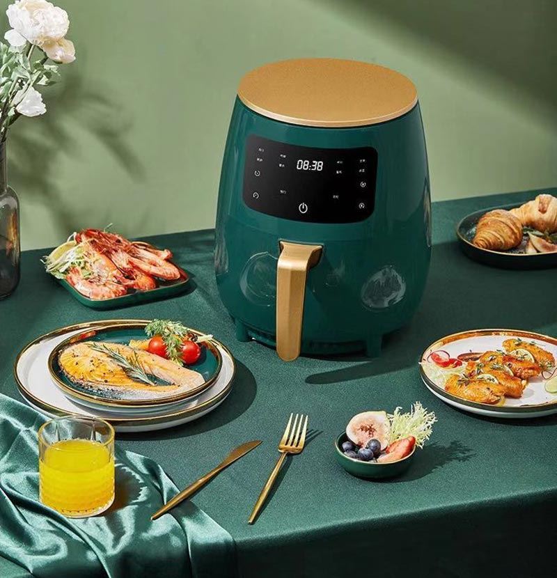 Air Fryer 4.5L Smart Cooking Multi-Function Fryer 1400W Fried Chicken Fries Touch