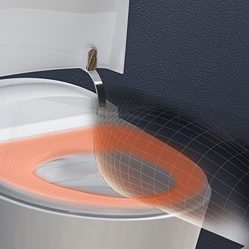 Modern Smart Toilet, Upgraded Self Cleaning One Piece Toilet with Warm