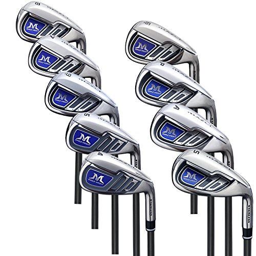 MAZEL Single Length Golf Club Irons Set for Men & Women (4,5,6,7,8,9,P,A,S)