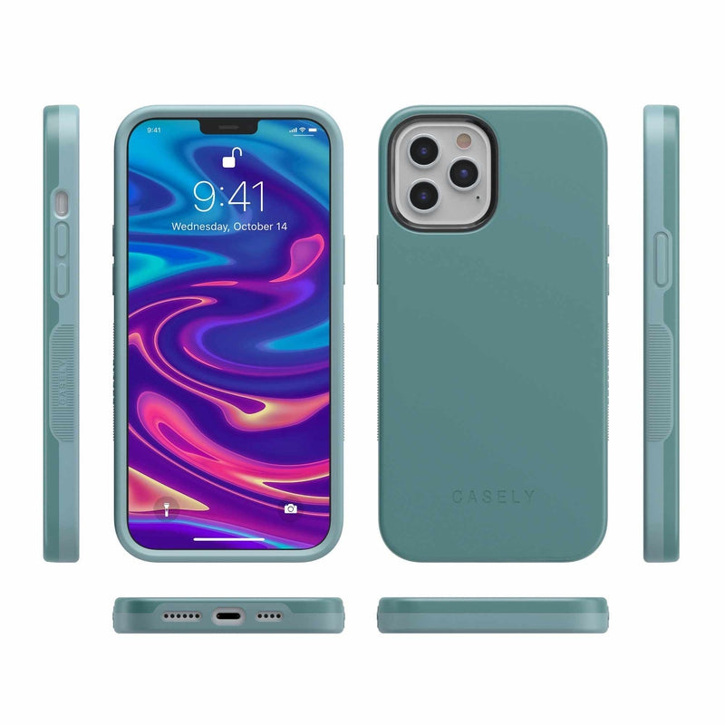 The Bold Collection - Dark Teal Blue on Aqua Mint