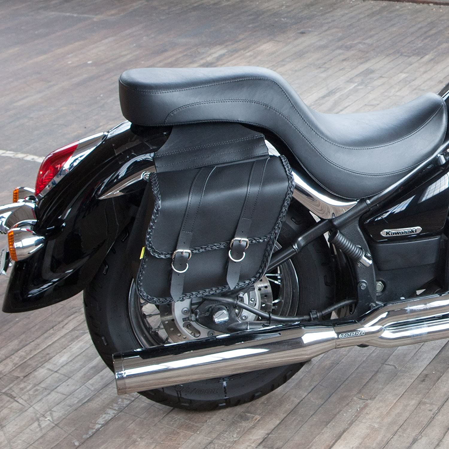 Saddlebag Set, Black, Universal Fit, 10 Liter Each/20 Liter Total Capacity