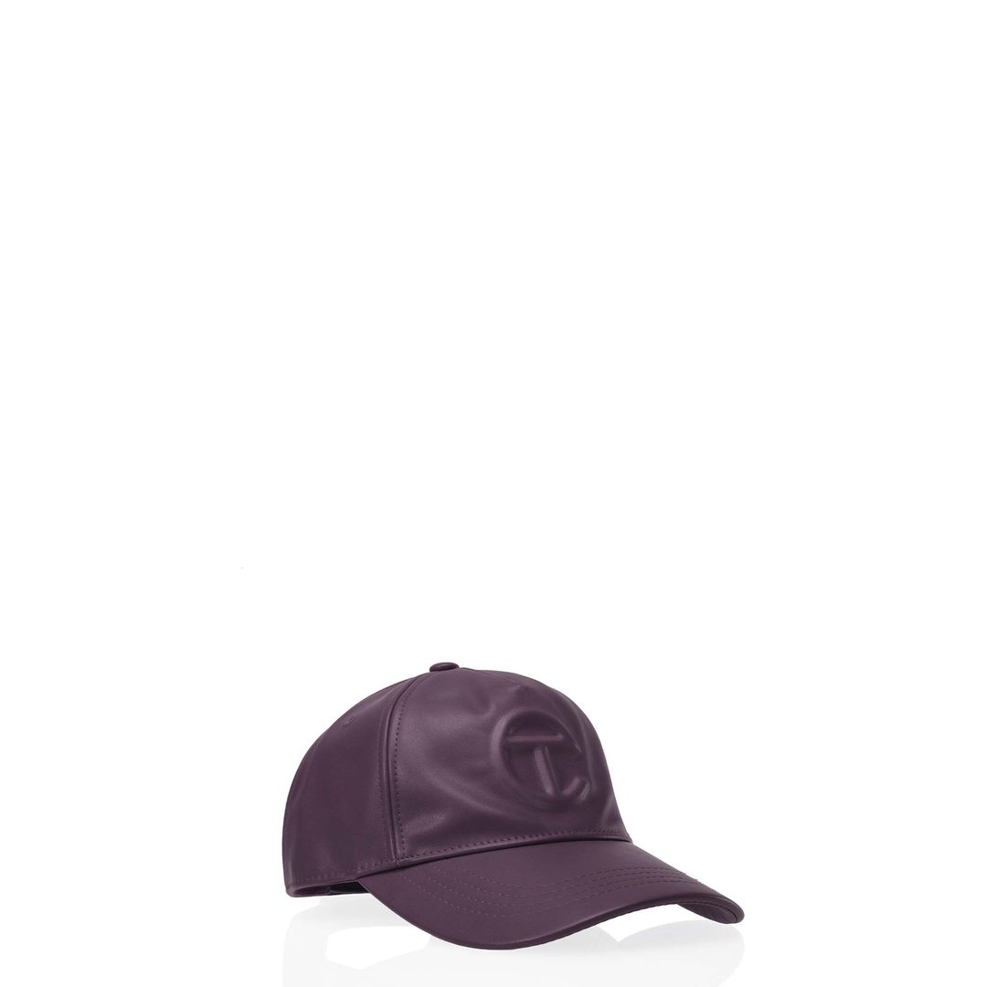 Logo Embossed Hat - Eggplant