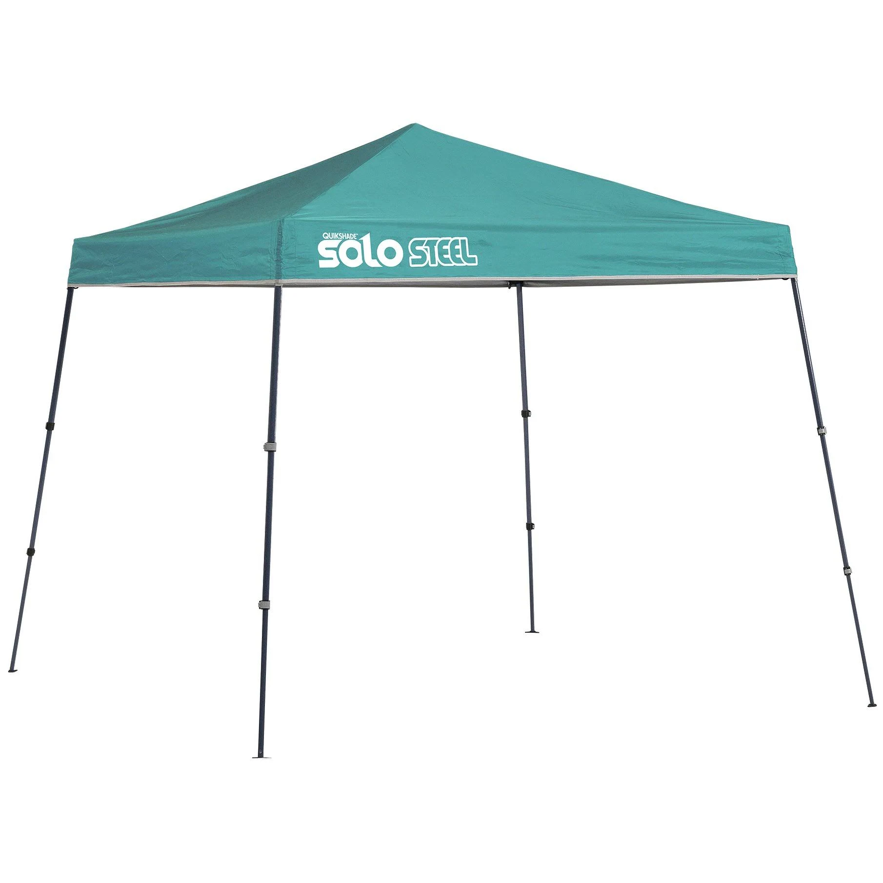 Quik Shade Solo Steel 50 9 x 9& Slant Leg Canopy - Turquoise