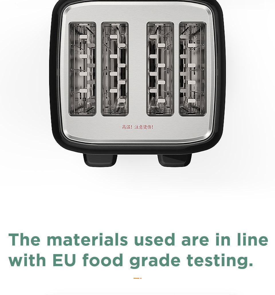 Stainless steel electric toaster household automatic baking bread maker breakfast machine