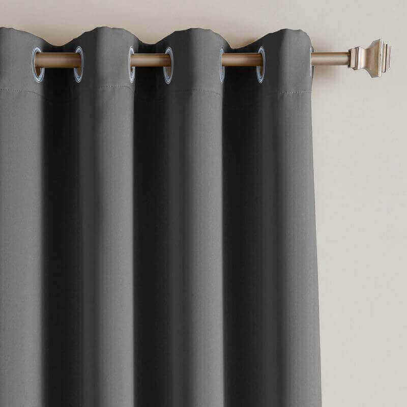 CUSTOM Edoardo Dark Grey Outdoor Curtain