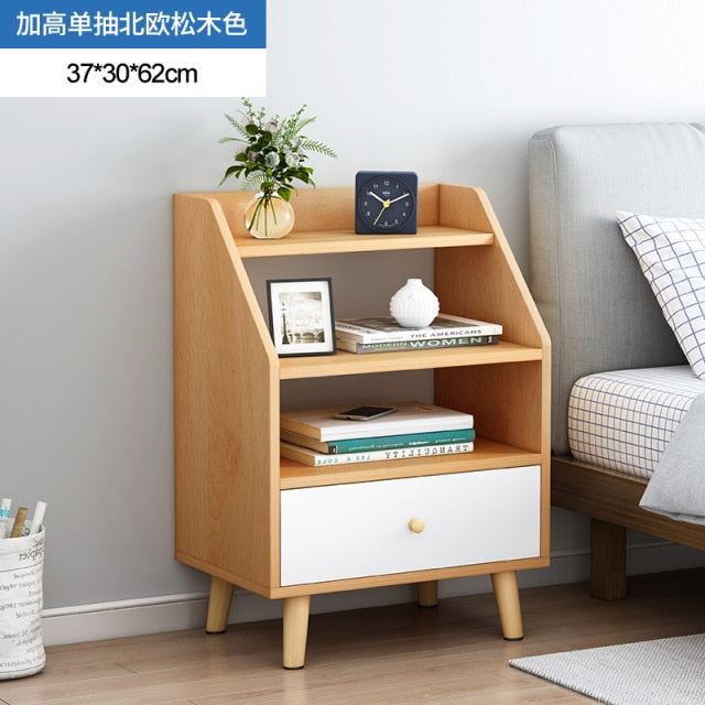 Living Room Furniture Bedside Table Simple Modern Small Apartment Hotel Drawer Nightstand