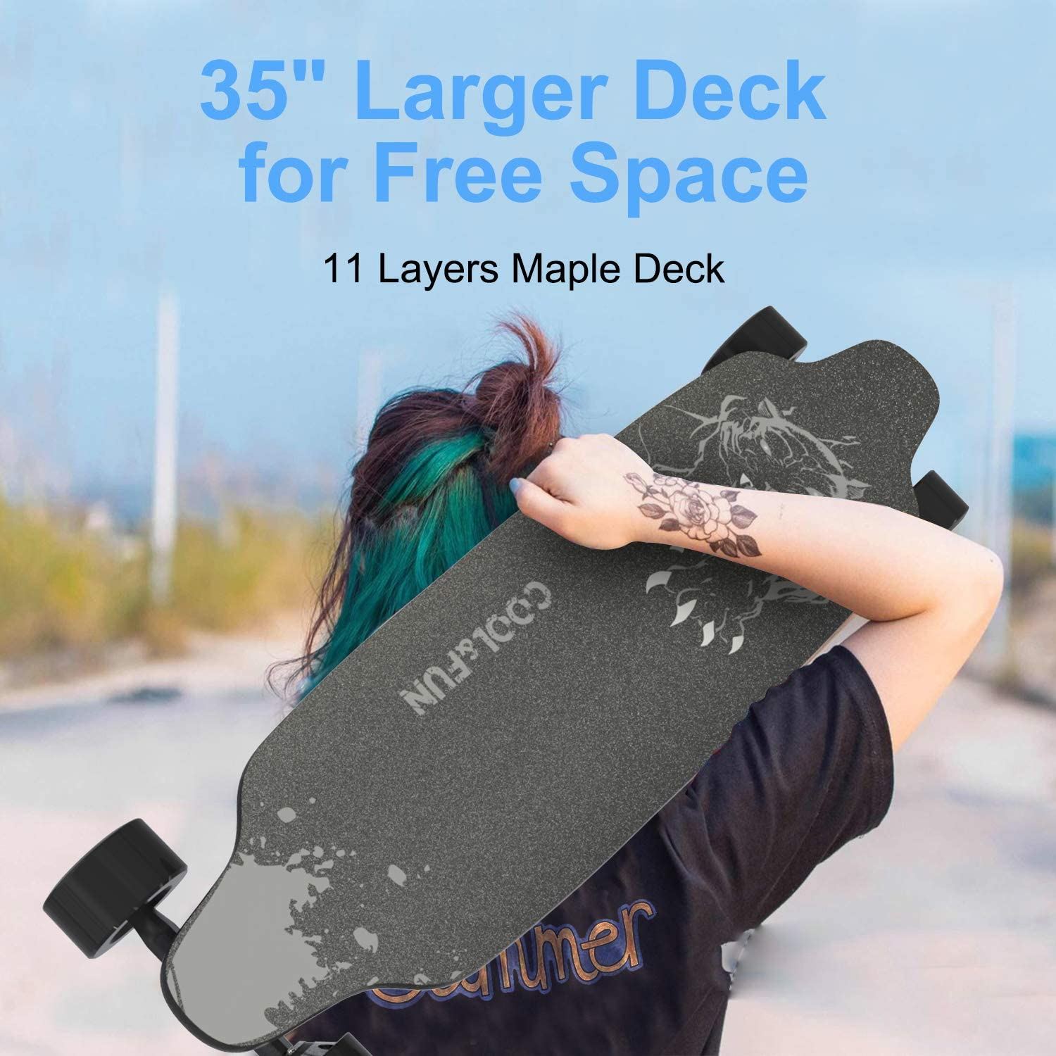 Creative Version 11 Layers Maple Electric Skateboard