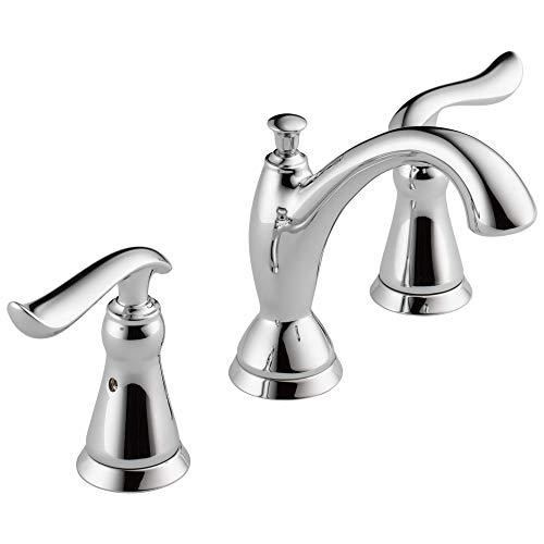 Bathroom Faucet Chrome, Bathroom Faucet 3 Hole, Diamond Seal Technology, Metal Drain Assembly