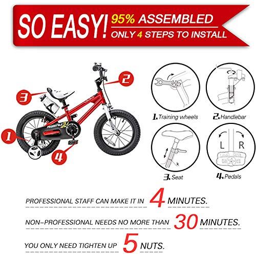 Royalbaby Kids Bikes 12′′ 14′′ 16′′ 18′′ Available, BMX Freestyle Bikes, Boys Bikes