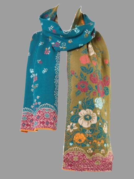 Floral Cotton-blend Scarves