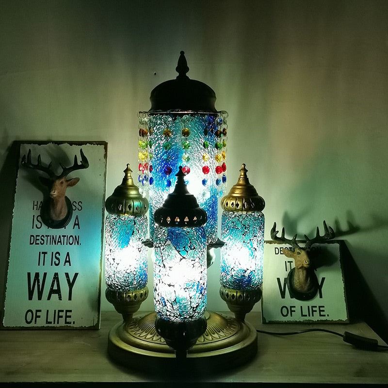 Tiffany Stained Glass Table Lamp Living Room Bedroom Cafe Restaurant Bar Table Lamp