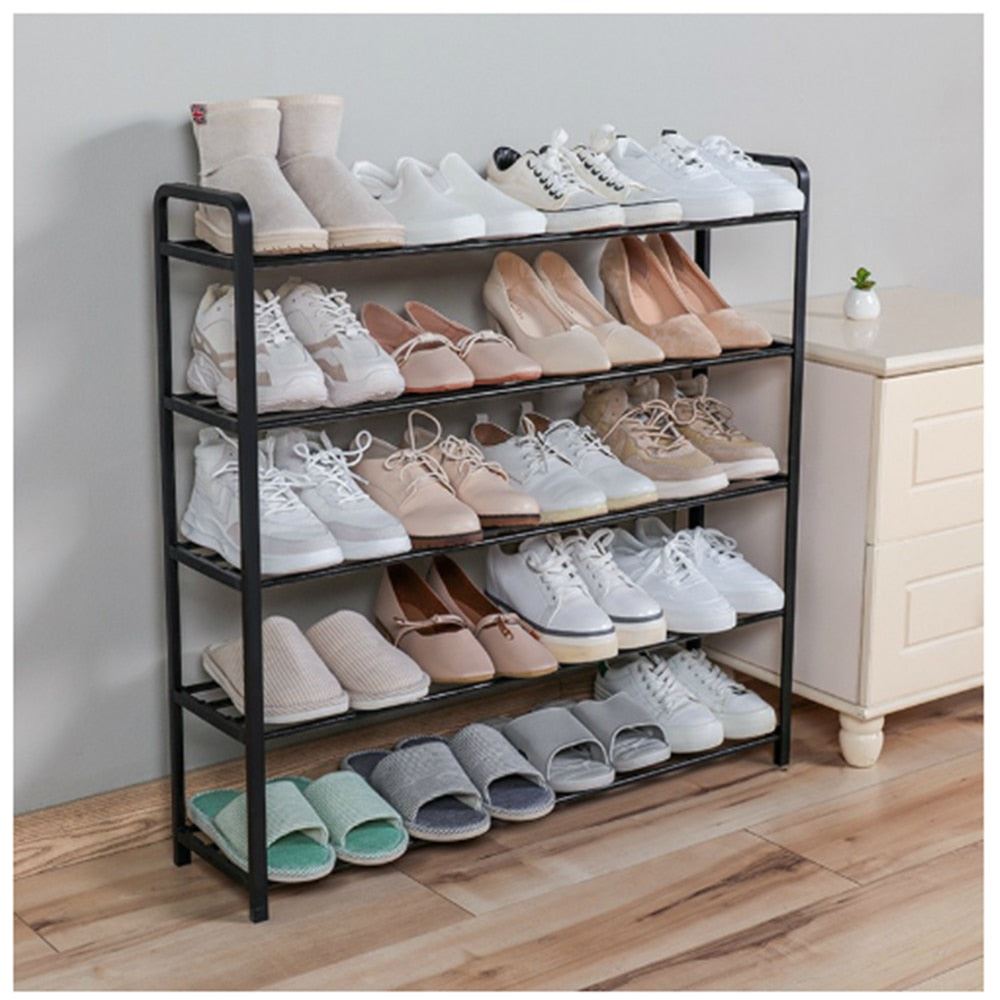 Varnish Shoe Rack Hole Free Household Space Saving Modern Multifunctional Shoe Cabinet
