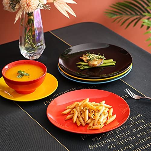 32-Piece Dishes Dinner Sets, Dinner Plates, Dessert Plates, Bowls and Mugs