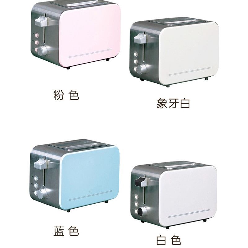 750w Automatic Fast heating bread toaster 2 Slices Stainless steel toaster