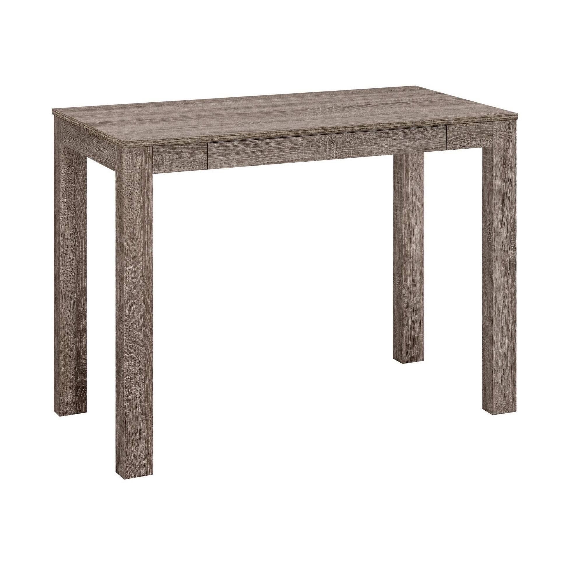 Avenue Greene Jack Weathered Oak Desk with Drawer - Parson Desk