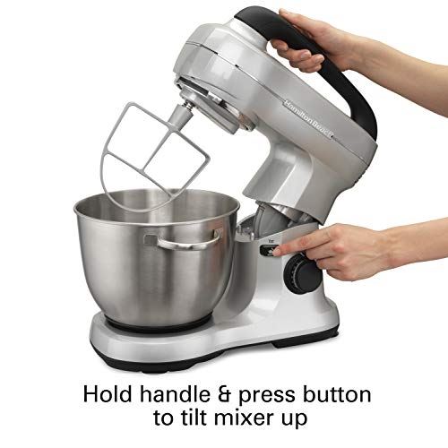 Hamilton Beach Electric Stand Mixer, 4 Quarts, Dough Hook