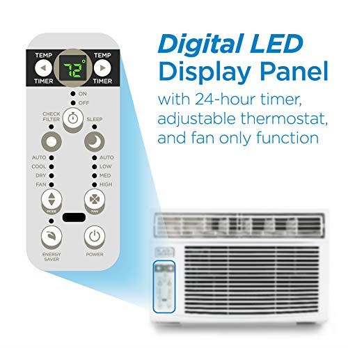 BD12WT6 12000 BTU Window Air Conditioner with Remote Control  /  550 Sq. ft.
