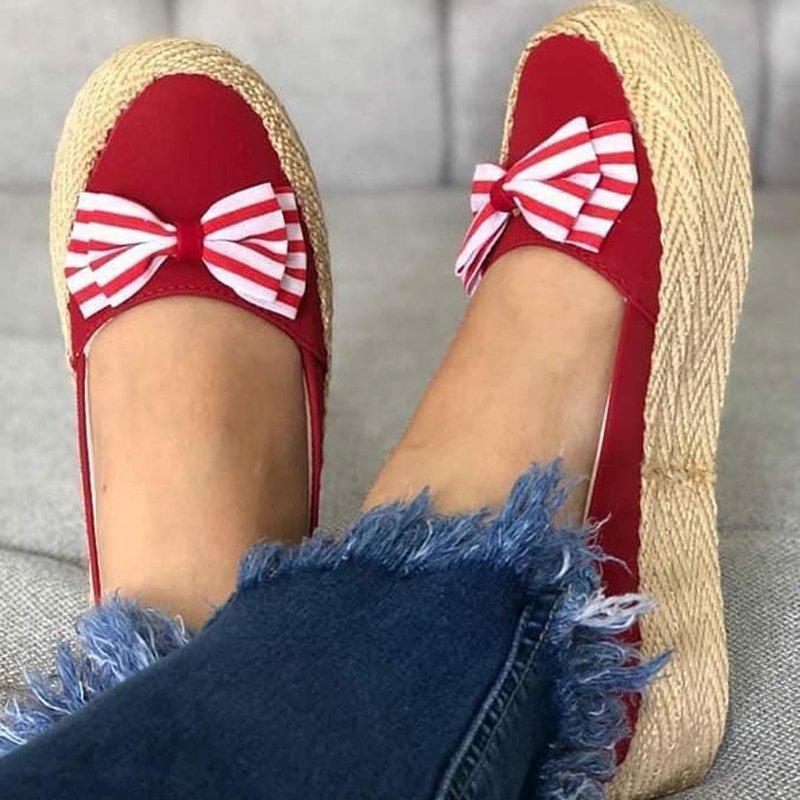 Bowknot Slip-on Loafers
