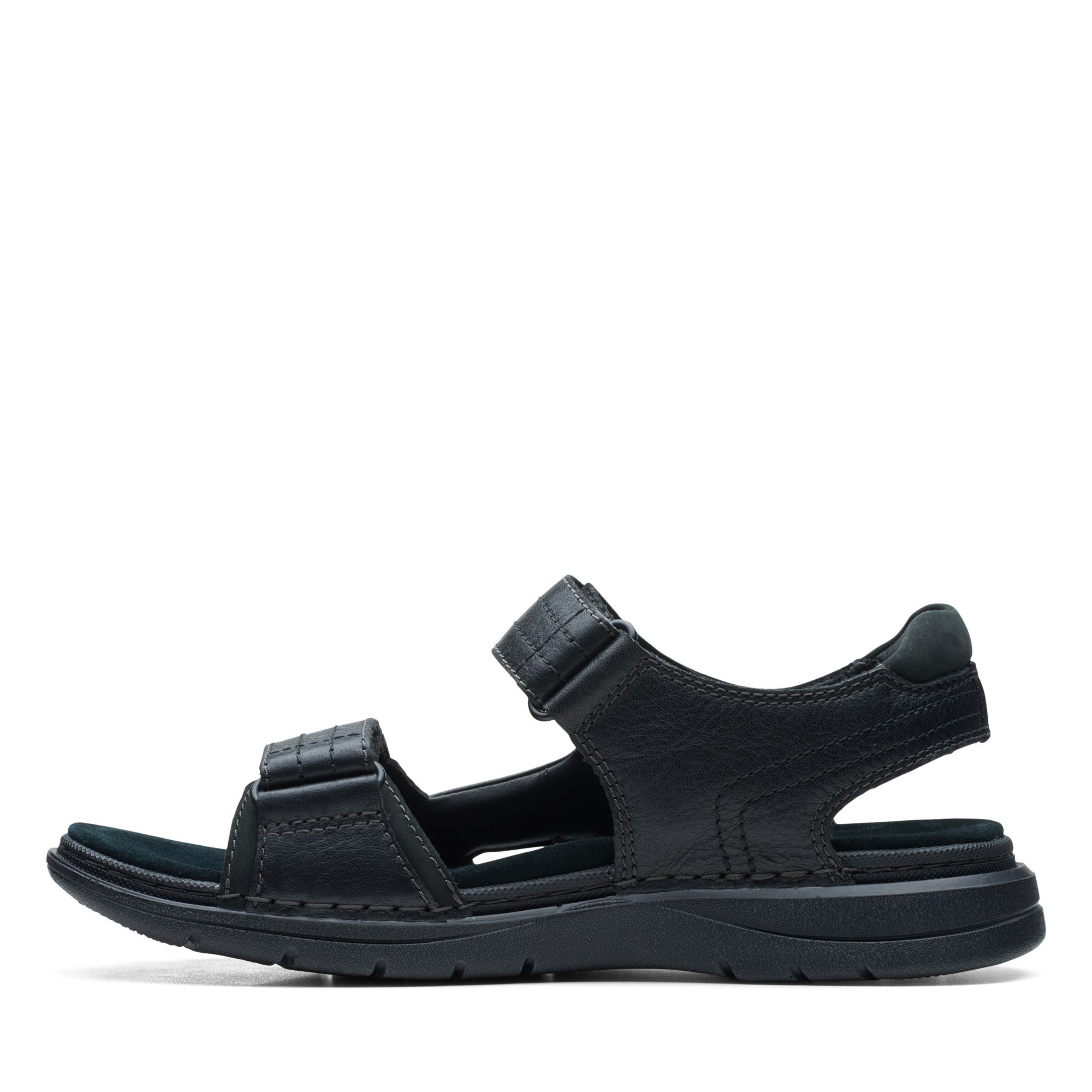 Men Sandals Nature Trek Black Nubuck