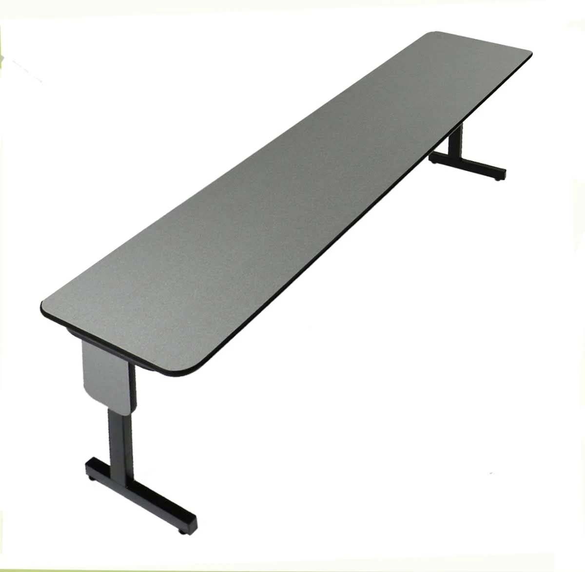 Correll SP2496PX-55 0.75 in. High Pressure Rectangular Folding Seminar Table with Panel Leg Montana Granite - 24 x 96 in.