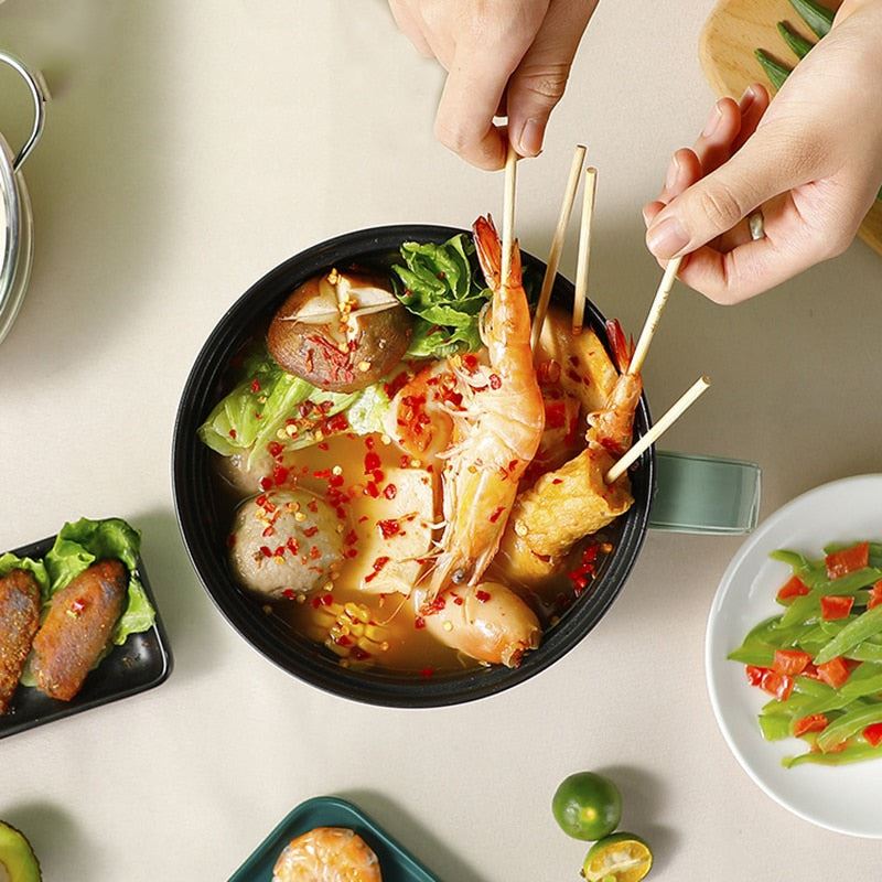 Household MultiCooker Electric Skillet Stainless Steel Rice Cooker Hotpot Noodles Soup Pot Eggs Food Steamer