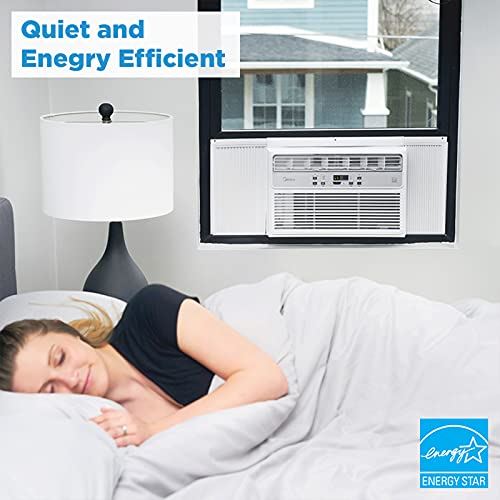 Window Air Conditioner, Fan-Cools with Cools, Circulates, Dehumidifies & Remote