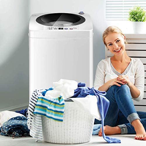 Full Automatic Washer and Dryer Combo, with Built-in Pump Drain 8 LBS Capacity
