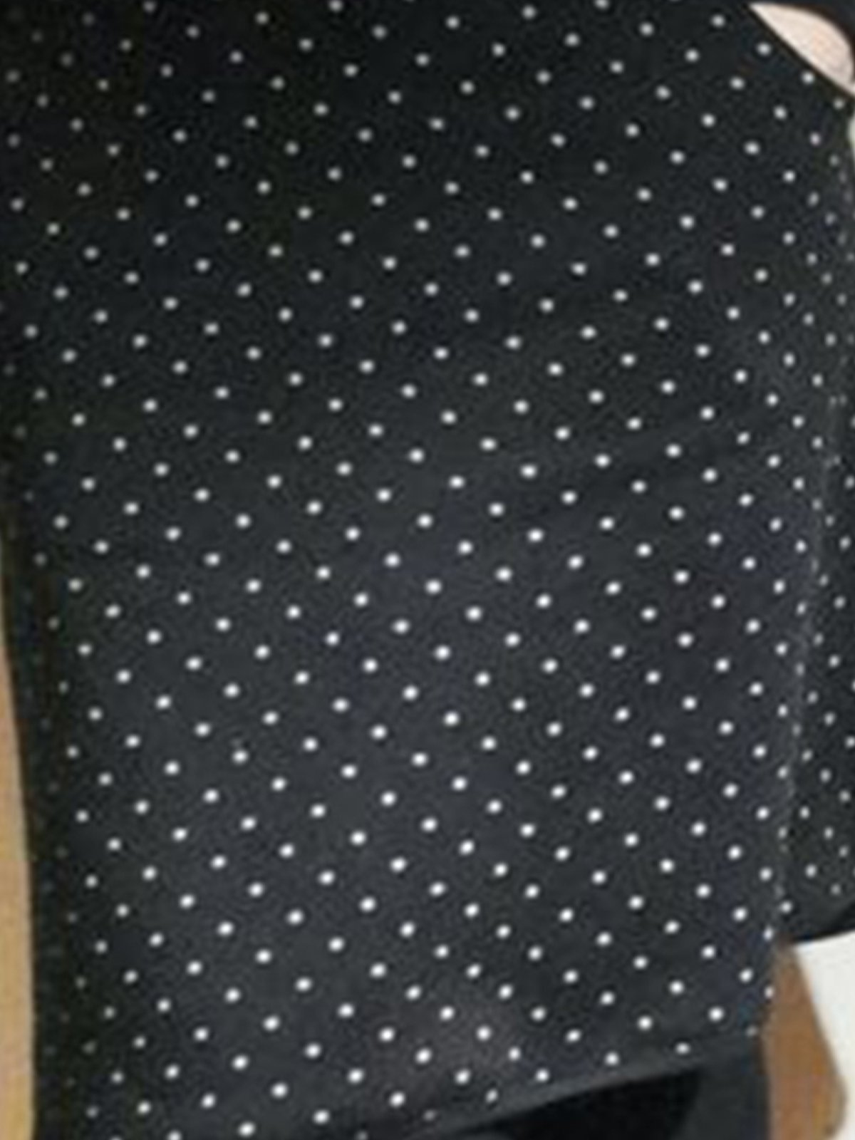 Vintage casual polka dot long sleeve dress