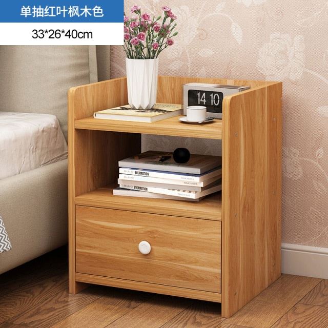 Living Room Furniture Bedside Table Simple Modern Small Apartment Hotel Drawer Nightstand