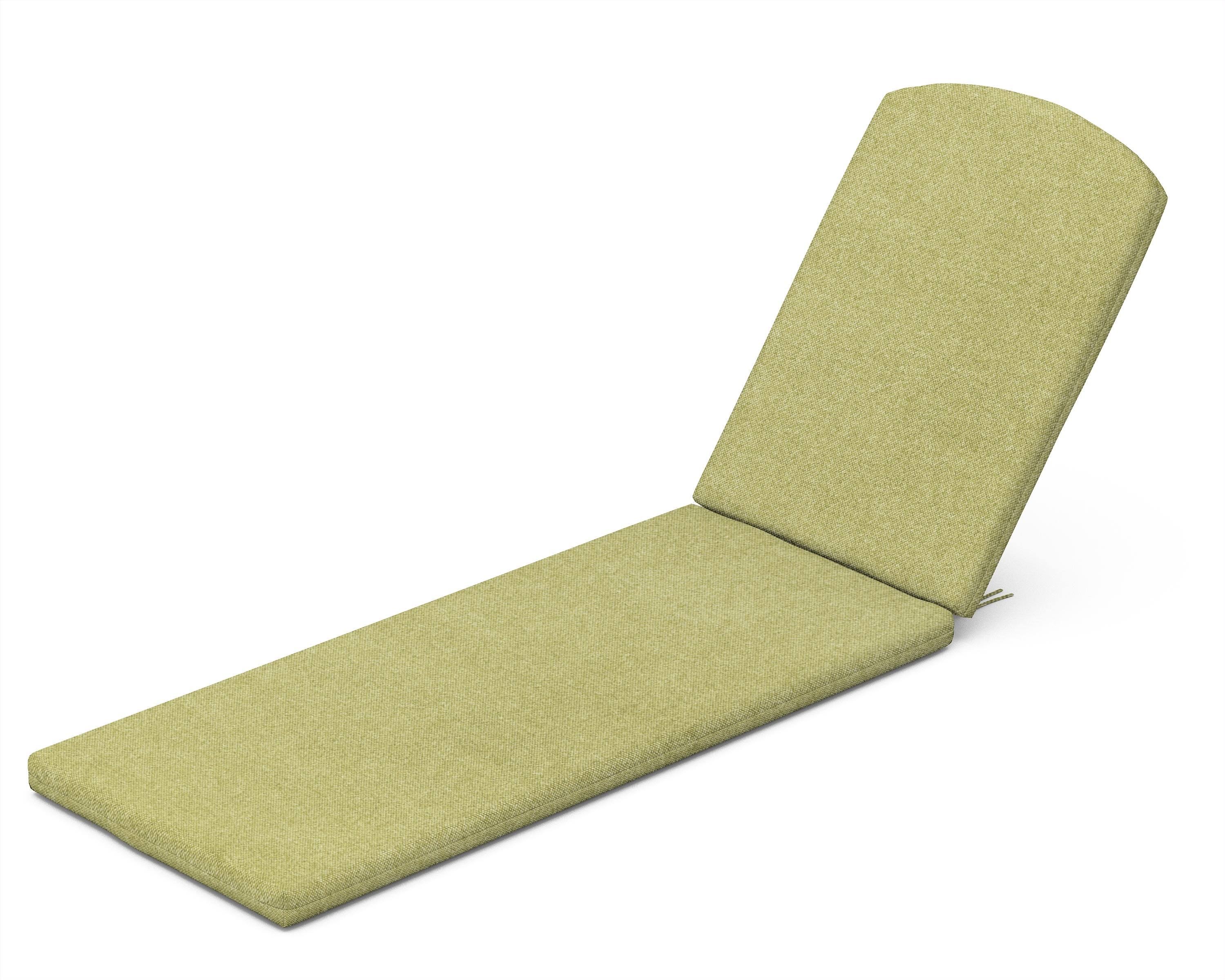 POLYWOOD Chaise Lounge Chair Cushion in Chartreuse Boucle