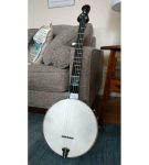 1890’s antique vintage flush fret fretless banjo conversion