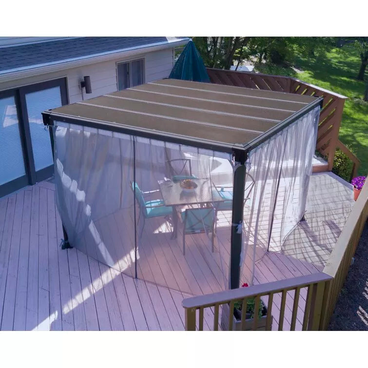 Milano 10 Ft. W x 10 Ft. D Aluminum Patio Gazebo