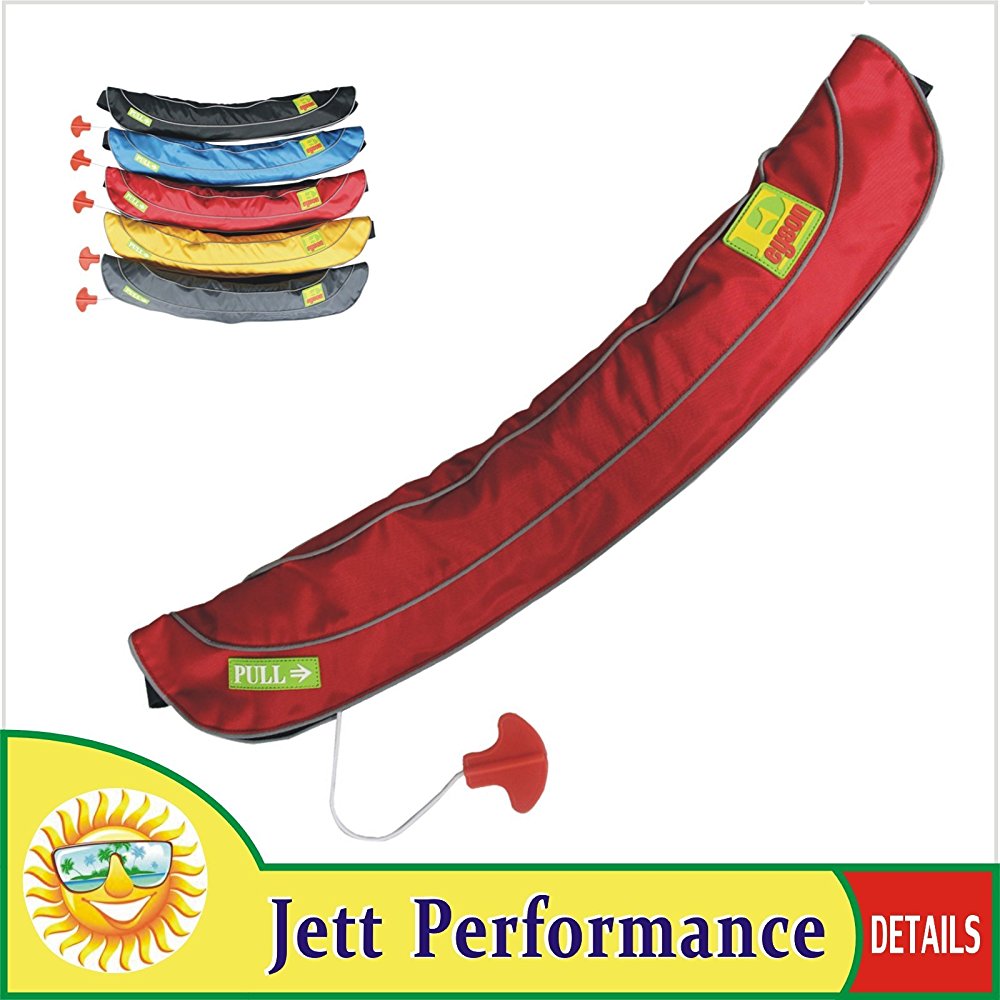 Premium Quality Manual Inflatable Belt Pack PFD Waist Inflate Life Jacket Lifejacket Vest SUP Survival Aid Lifesaving PFD Classic NEW