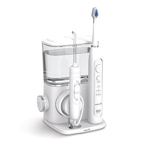 Sonic Electric Toothbrush with Water Flosser, White