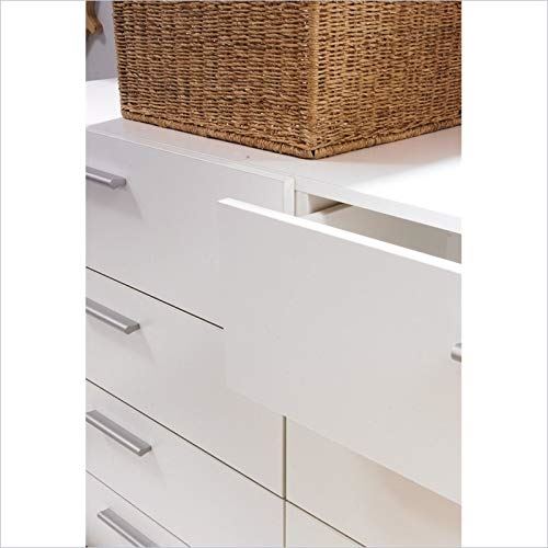 Atlin Designs Modern 8 Drawer Double Dresser with Bar Handles