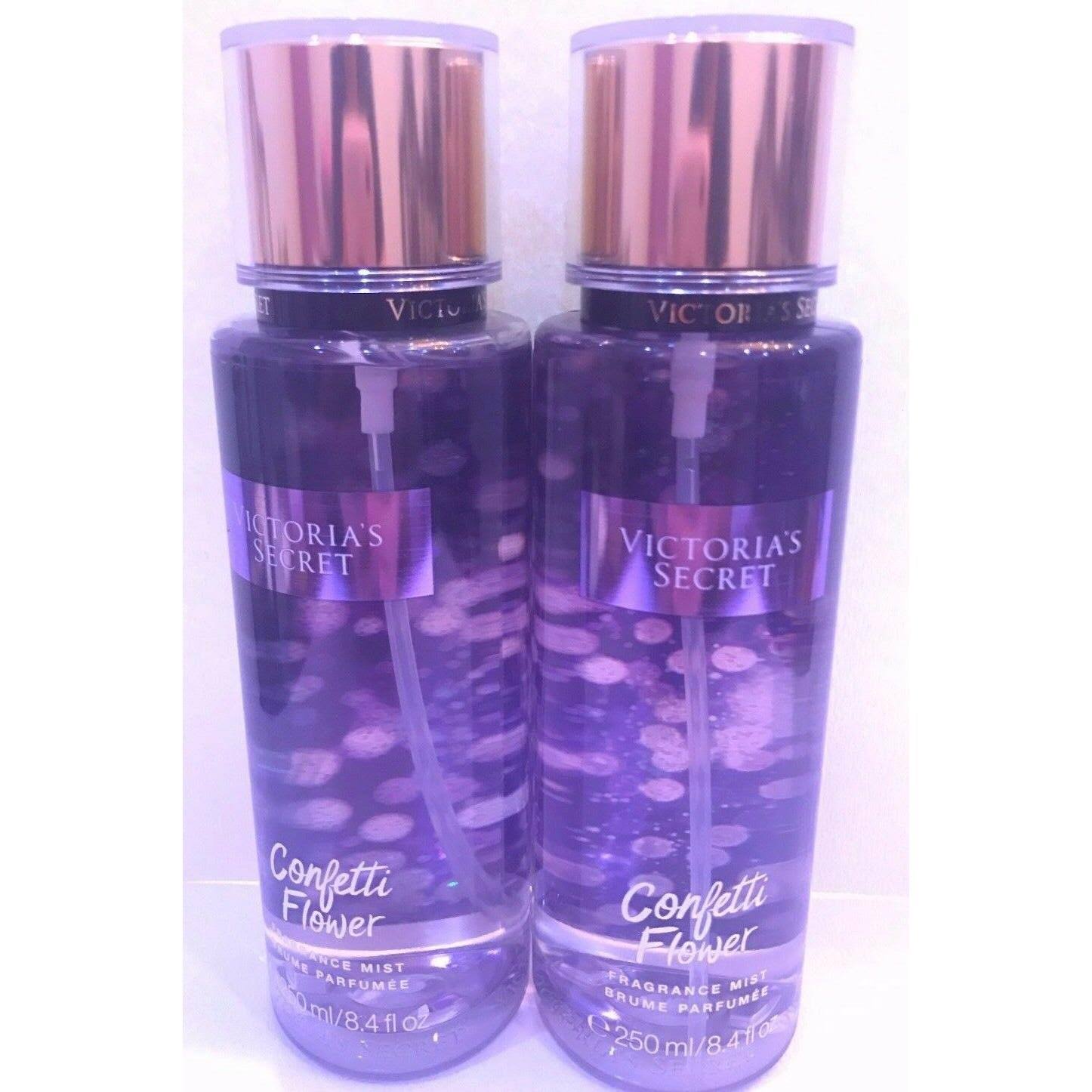 Victoria&s Secret Confetti Flower Fragrance Mist 8.4 fl oz X2