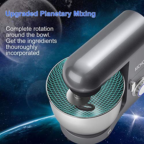 10.6 Qt 800W Powerful Metal Housing Electric Tilt Head Food Mixer