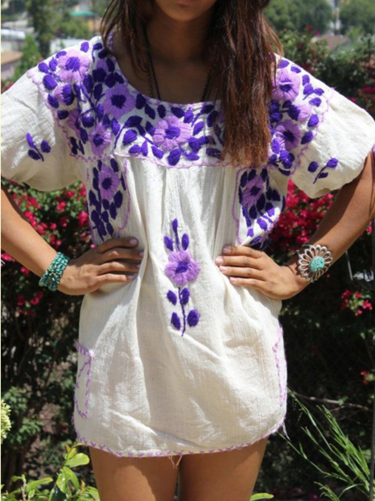 Short Sleeve Casual Floral Dresses