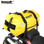 Rhinowalk 2021 New Motorcycle Rear Seat Bag Big Capacity Durable Yellow Waterproof Saddle Bag