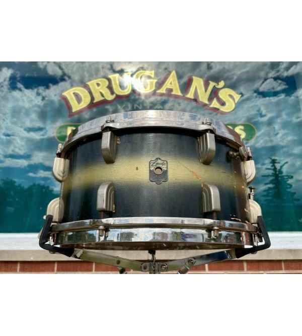 1948 Leedy 6.5×14 Broadway Standard Snare Drum Blue / Silver Duco