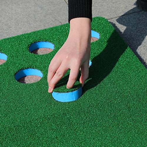 2-FNS Golf Putting Game, 11��5 Golf Putting Green Mat at Home/Office/Backyard/Party