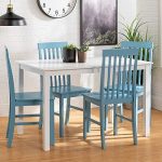 Modern Color Dining Room Table and Chair Set Small Space Living Kitchen Table