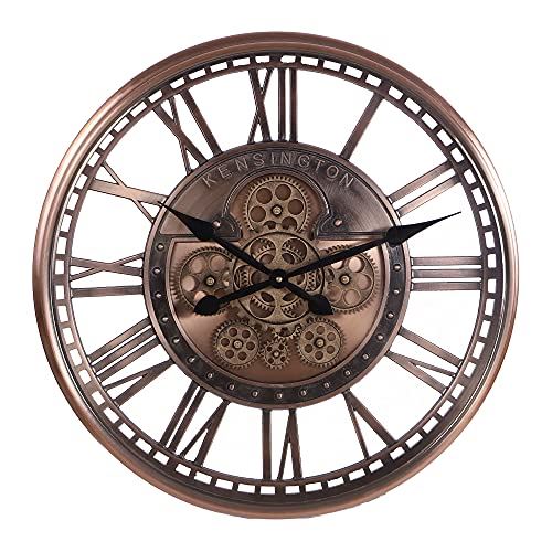 21Inch Large Unique Luxury Metal Wall Clock for Home, Office and School